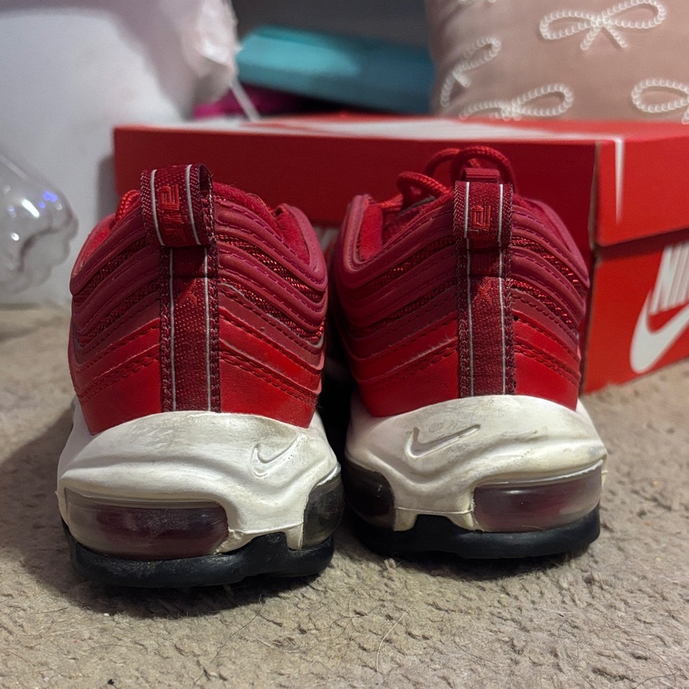 Nike Air Max 97 Red and Black Sneakers - Picture 6 of 6